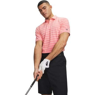 Under Armour Mens Drive Stripe Golf Polo