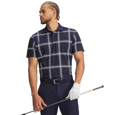 Under Armour Mens Drive Printed Golf Polo