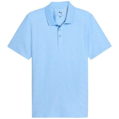 Puma Mens MATTR Check Jacquard Golf Polo