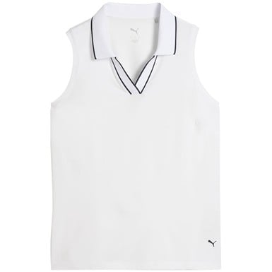 Puma Womens Cloudspun Ess Sleeveless Golf Polo
