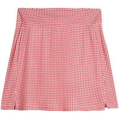 Puma Womens Cloudspun Lana Mono Check 16in Golf Skort