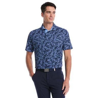 Callaway Mens Chev Botanical Golf Polo