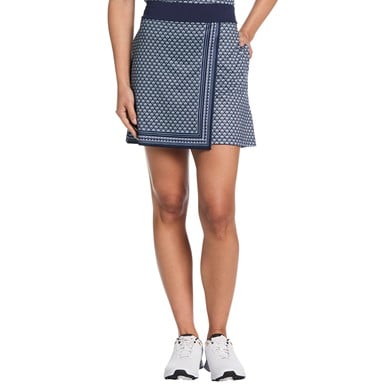 Callaway Womens Scarf Geo 17in Asymmetrical Golf Skort