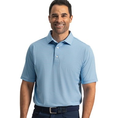 FootJoy Mens Multistripe Stretch Pique Golf Polo