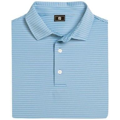 FootJoy Mens Multistripe Stretch Pique Golf Polo