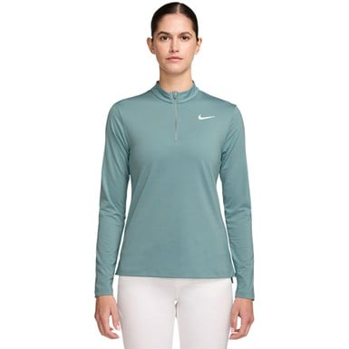 NIKE Womens Victory Dri Fit UV 1/4 Zip Golf Pullover