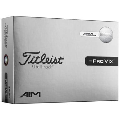 Titleist Pro V1x Left Dash Enhanced Alignment Golf Ball