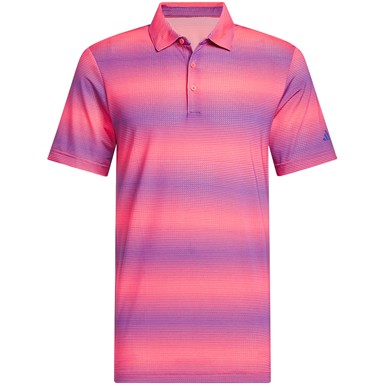 adidas Mens Ultimate365 Mesh Climacool Stripe Golf Polo