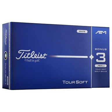 Titleist Tour Soft with AIM Sleeve 15-Pack Golf Balls