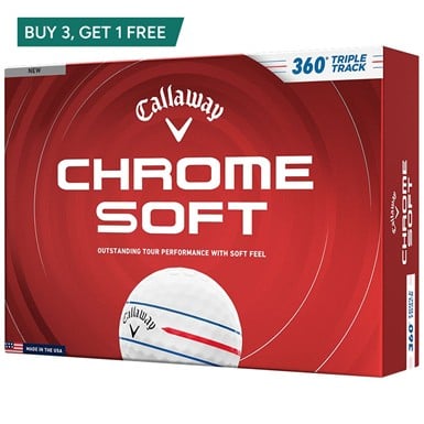 Callaway 2026 Chrome Soft 360 Triple Track Golf Ball