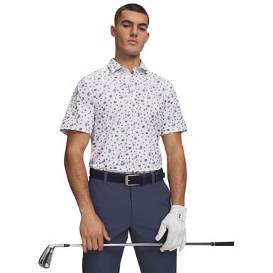Under Armour Men's ArmourDry Printed Golf Polo