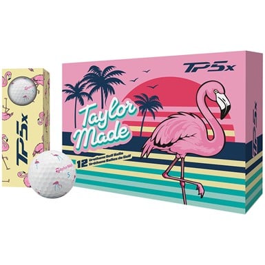 TaylorMade 2026 TP5x Flamingo Hot Shot Golf Balls
