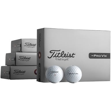 Titleist Pro V1x Left Dash Loyalty 3 Dozen + 1 Free Dozen Personalized White Golf Balls