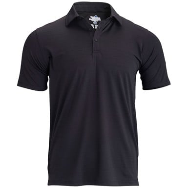 The Weather Company Mens Solid Performance Golf Polo