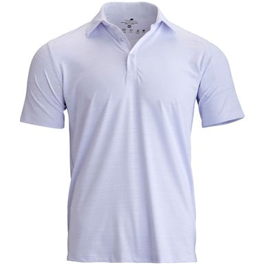 The Weather Company Mens Solid Performance Golf Polo