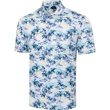 Greg Norman Men's ML75 Island Time Golf Polo