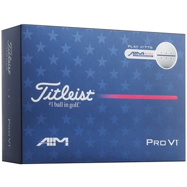 Titleist Pro V1 AIM Red, White & Blue 1776 Golf Balls