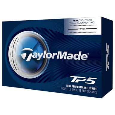 TaylorMade 2026 TP5 Performance Stripe 6-Ball Pack Golf Balls