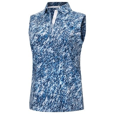 FootJoy Women's Sleeveless Print Golf Shirt