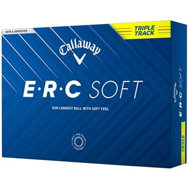 Callaway 2025 ERC Soft Triple Track Personalized/Logo Yellow Golf Ball