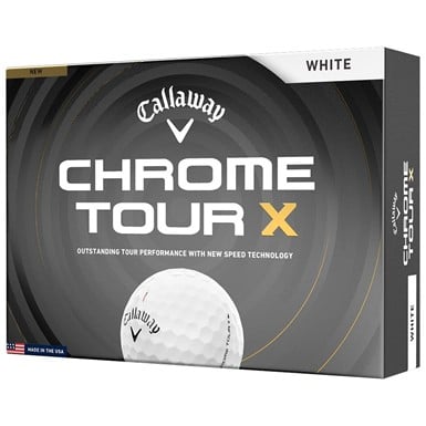 Callaway 2026 Chrome Tour X Personalized/Logo White Golf Ball