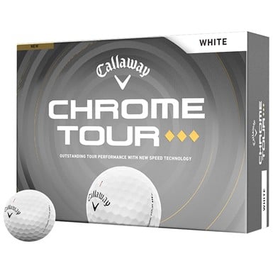 Callaway 2026 Chrome Tour Triple Diamond Personalized/Logo White Golf Ball
