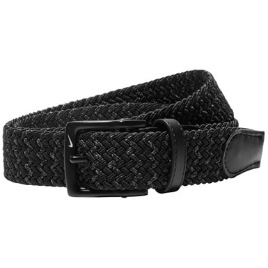 NIKE Mens Solid Heathered Stretch Woven Golf Belt