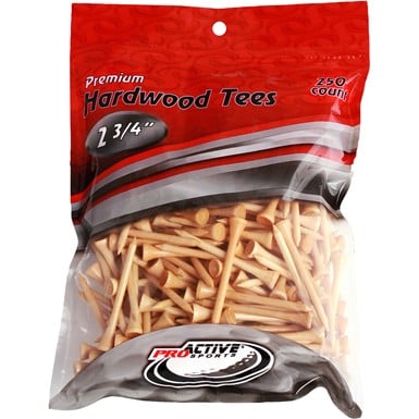 Pro-Active Wood Tees 250 Count