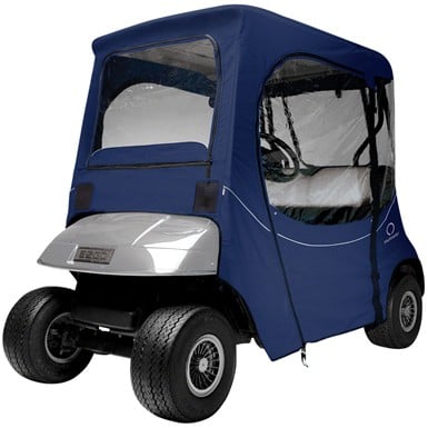 Classic Accessories Fairway Short Roof 2-Person FadeSafe™ E-Z-Go® Golf Cart Enclosure