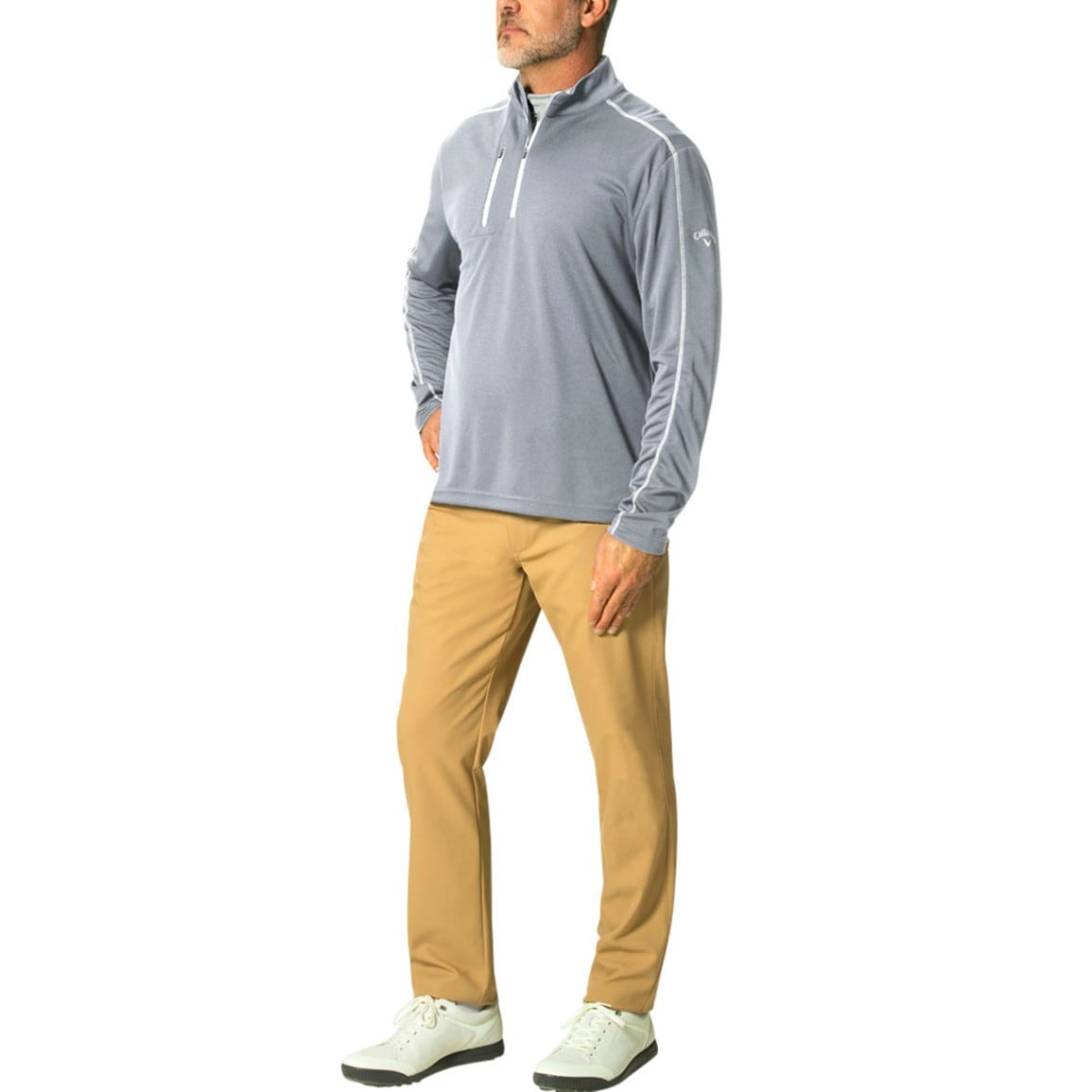 Callaway Men's 1/4 Zip Golf Pullover w/Pocket | TGW