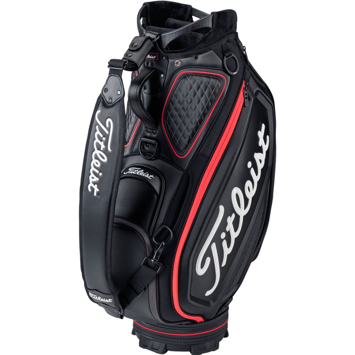 Titleist Jet Black Tour Golf Staff Bag | TGW