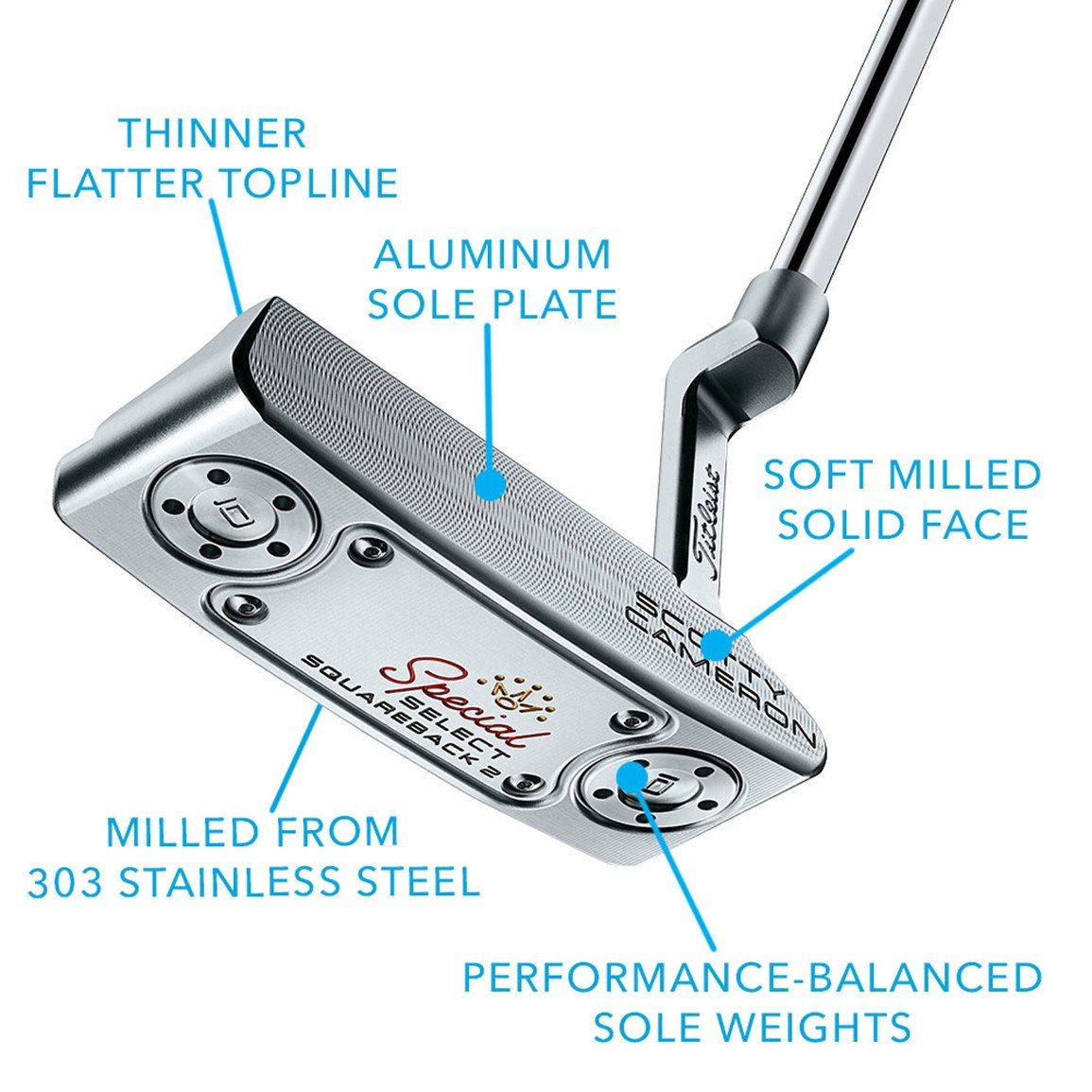 Titleist Scotty Cameron Special Select Squareback 2 Putter | TGW