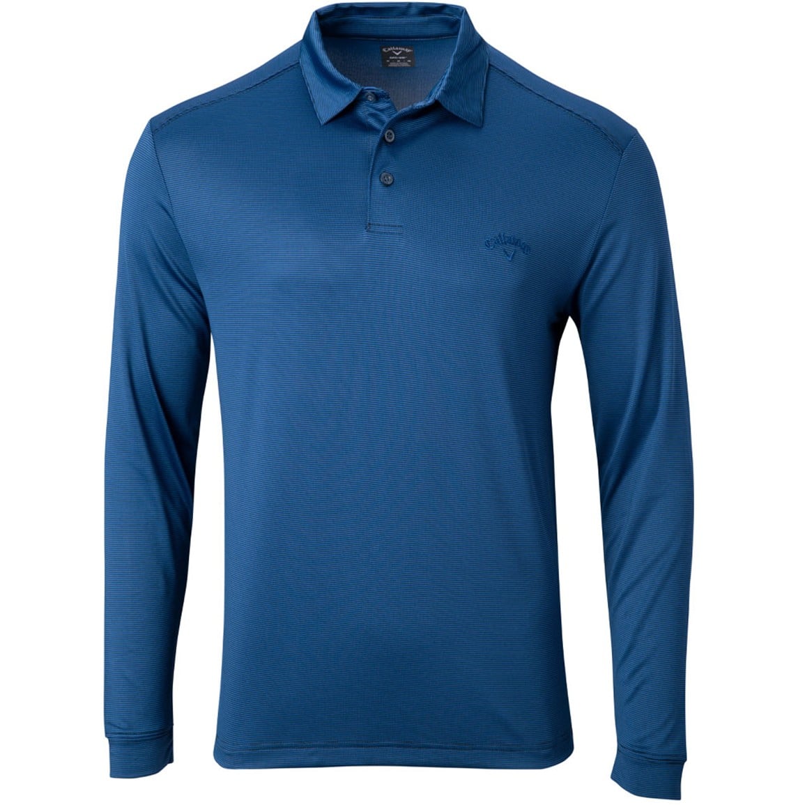 Callaway Men's Fine Line Stripe Long Sleeve Golf Polo | TGW