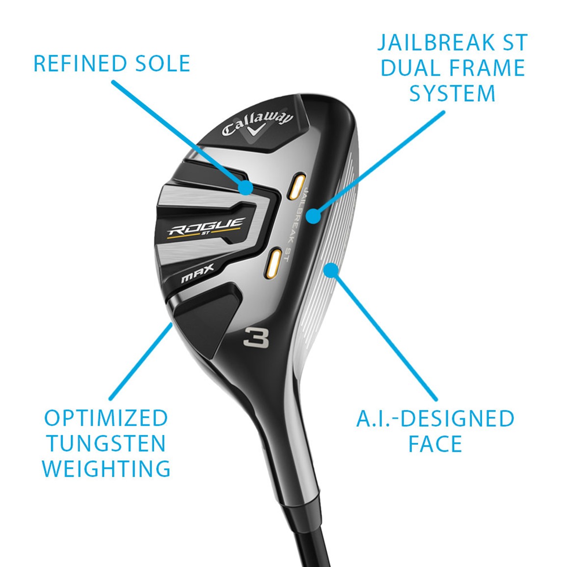 Callaway Men's Rogue ST Max Hybrid | TGW