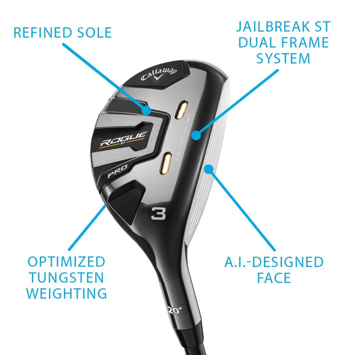 Callaway Men's Rogue ST Pro Hybrid | TGW