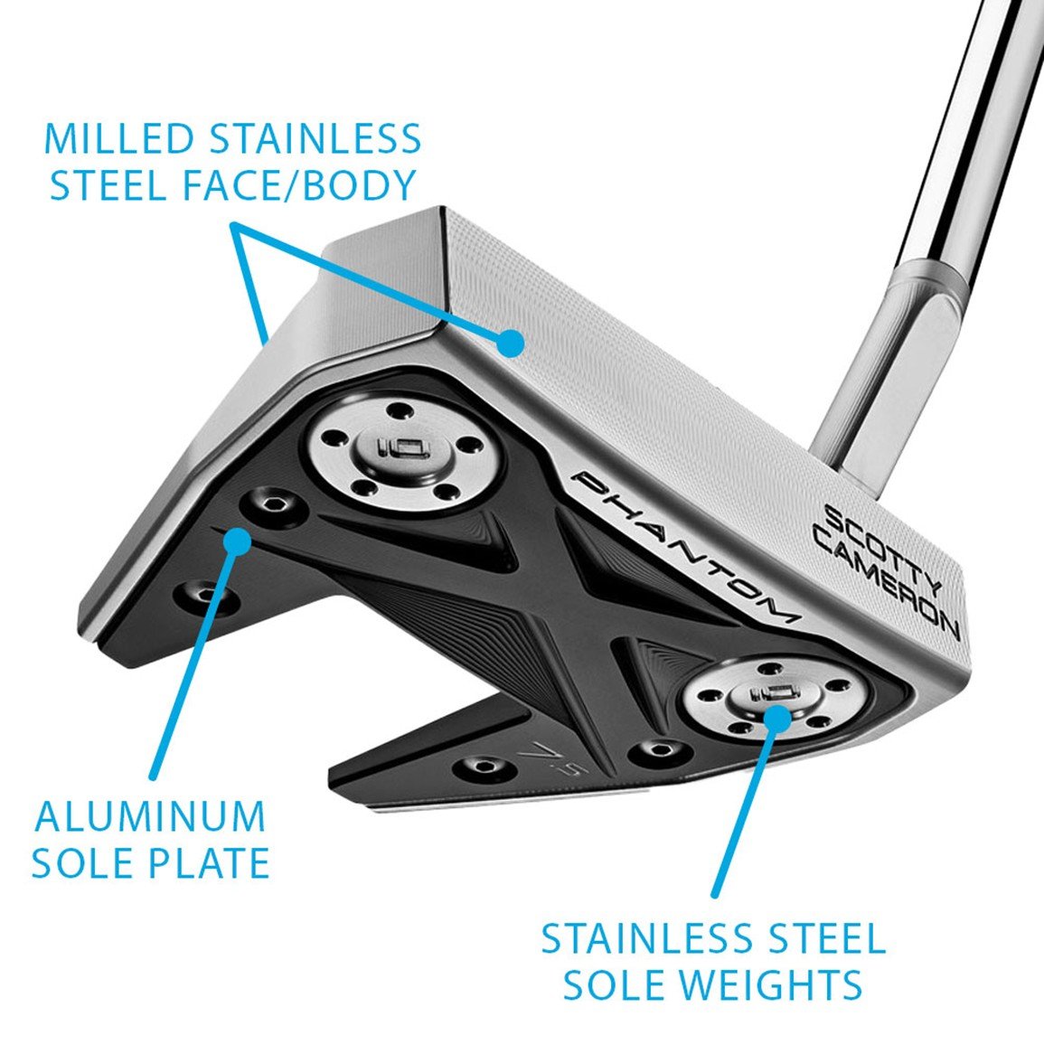 Titleist Scotty Cameron Phantom X 7.5 Putter | TGW