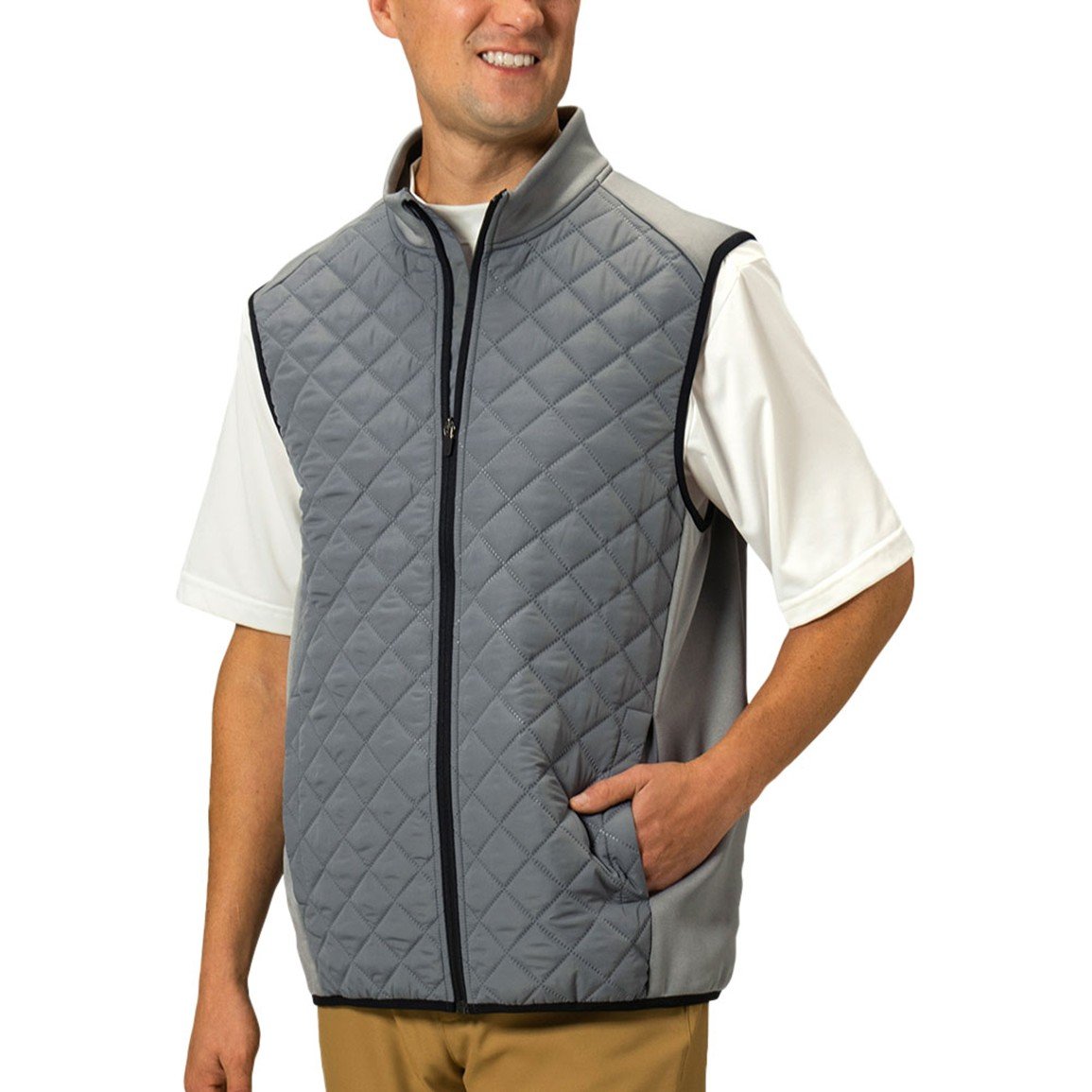 TGW Men's Quilted Golf Vest | TGW