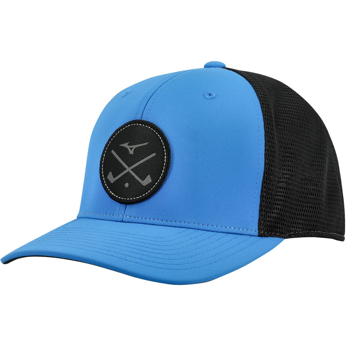 Polyester Blend Crossed Clubs Meshback Golf Hat Adjustable Snapback Mizuno Crossed Clubs Mesh Snapback Golf Hat - Carl main image 3