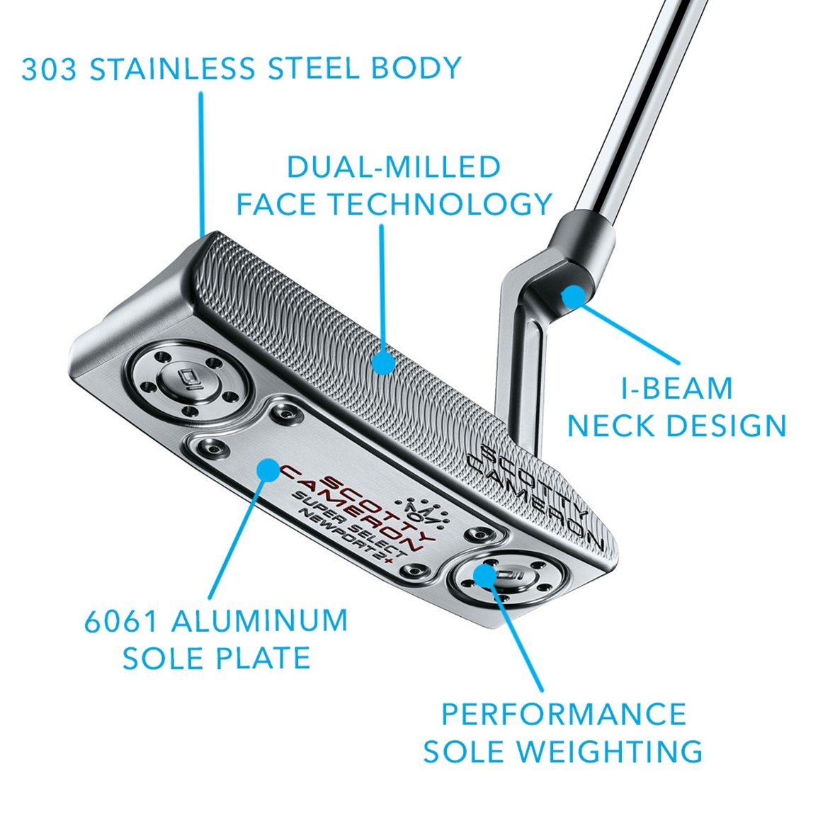 Titleist 2023 Super Select Newport 2 Plus Putter | TGW