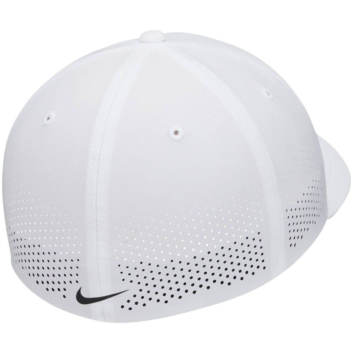 white nike golf hat fitted