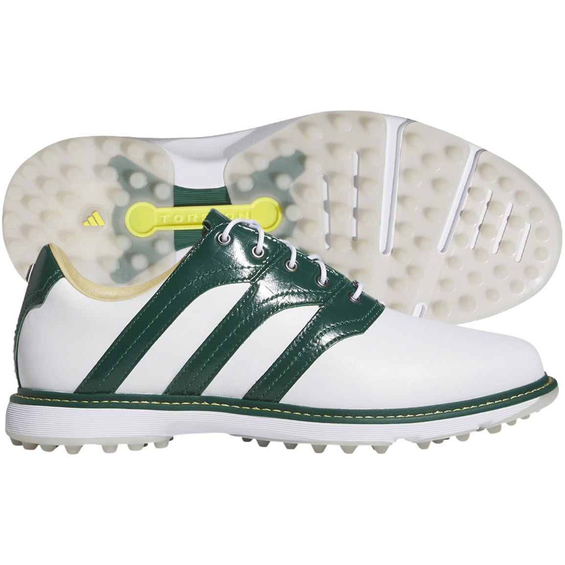 adidas gazelle silver green womens adidas Golf Mens Rolling Links MC Z-Traxion Spikeless Golf Shoes 10.5 main image 0