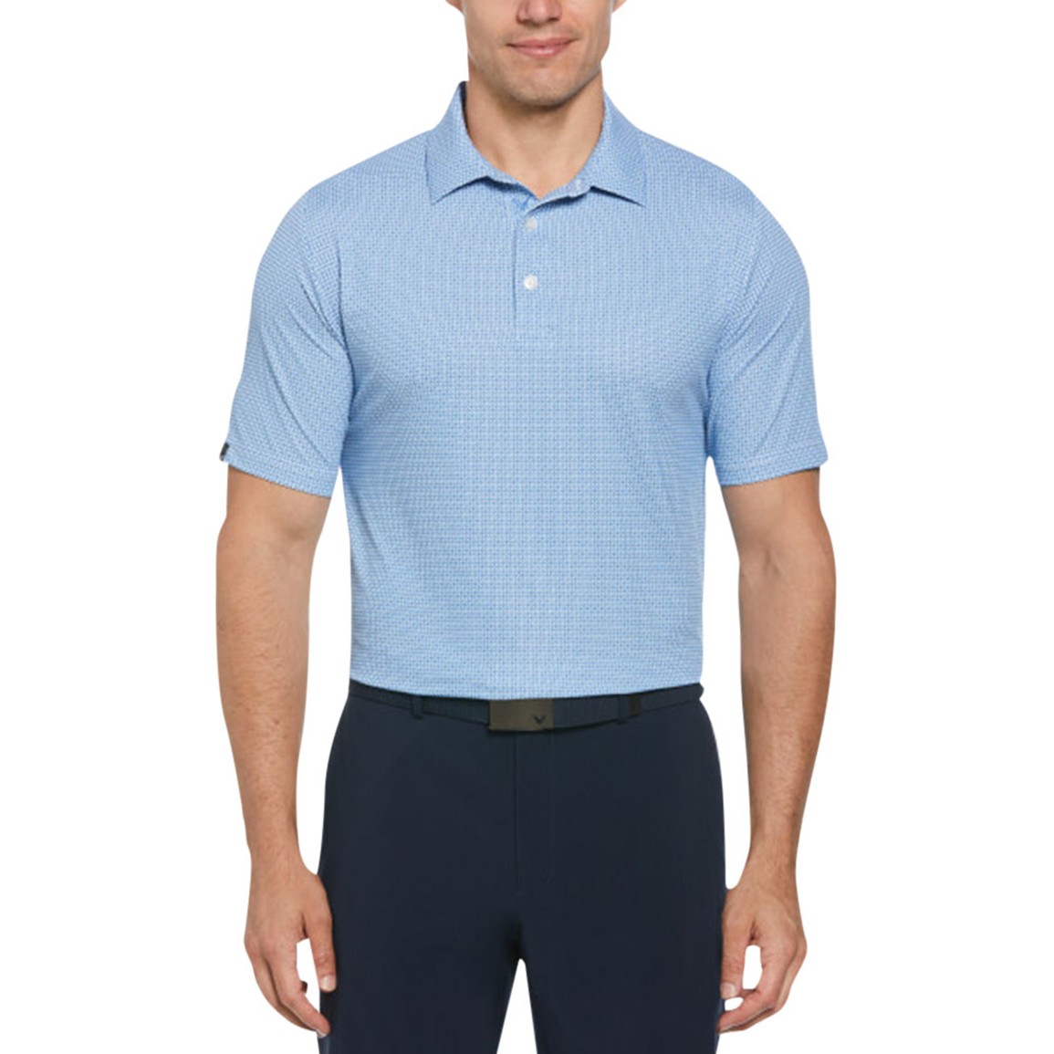 Callaway Men's Swing Tech Chev Foulard Print Golf Polo | TGW