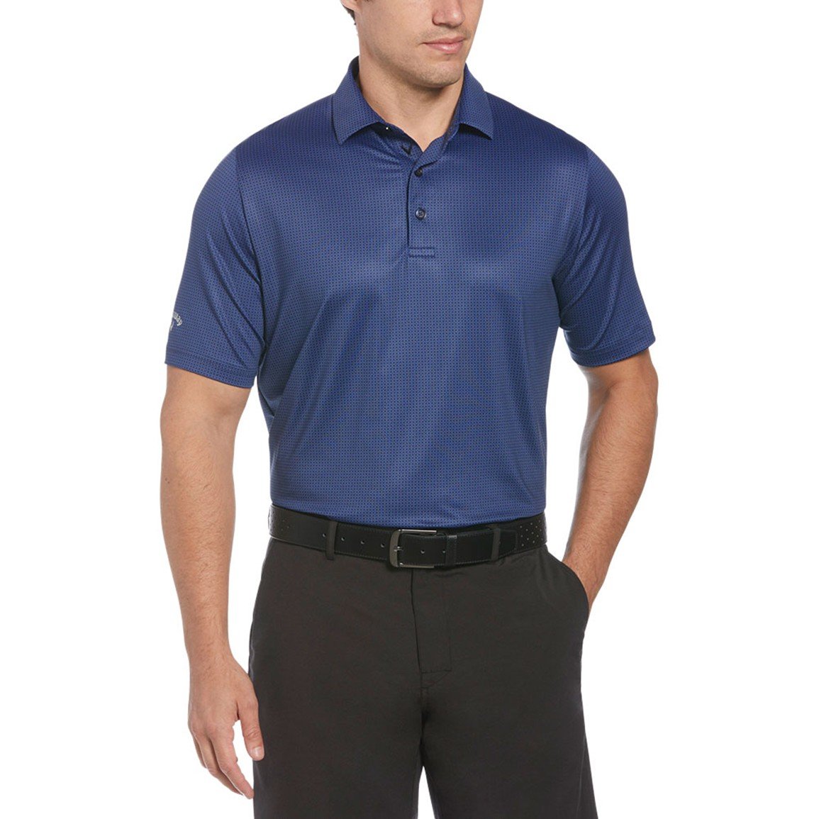 Callaway Men's Swing Tech Chev Foulard Print Golf Polo | TGW