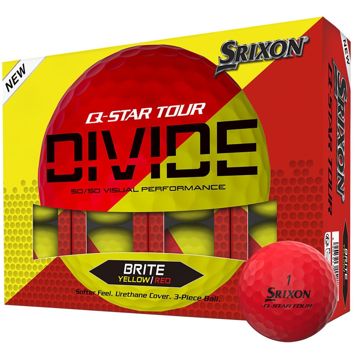 Srixon Q-Star Tour Divide 2 Golf Ball | TGW