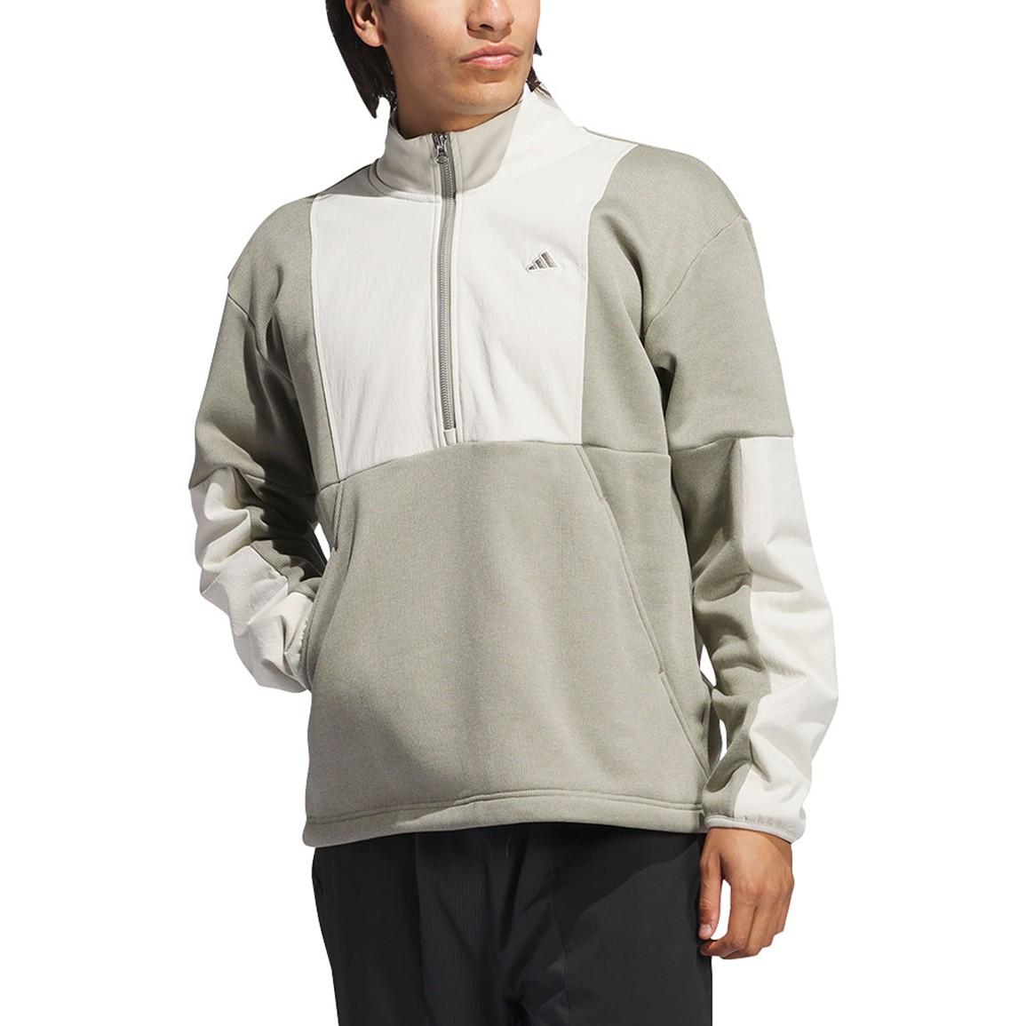 adidas Men's Go-To DWR Hybrid 1/2 Zip Golf Pullover | TGW
