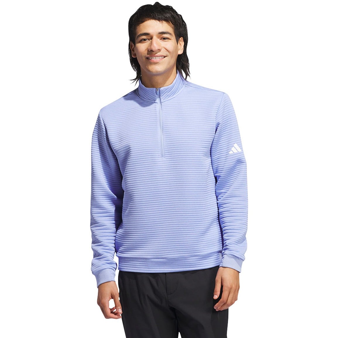 adidas Men's Ultimate365 DWR Textured 1/4 Zip Golf Pullover | TGW
