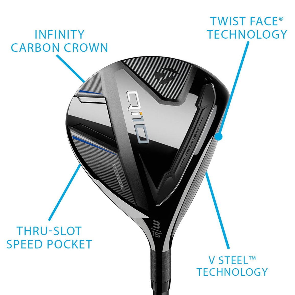 TaylorMade Men's Qi10 Fairway | TGW