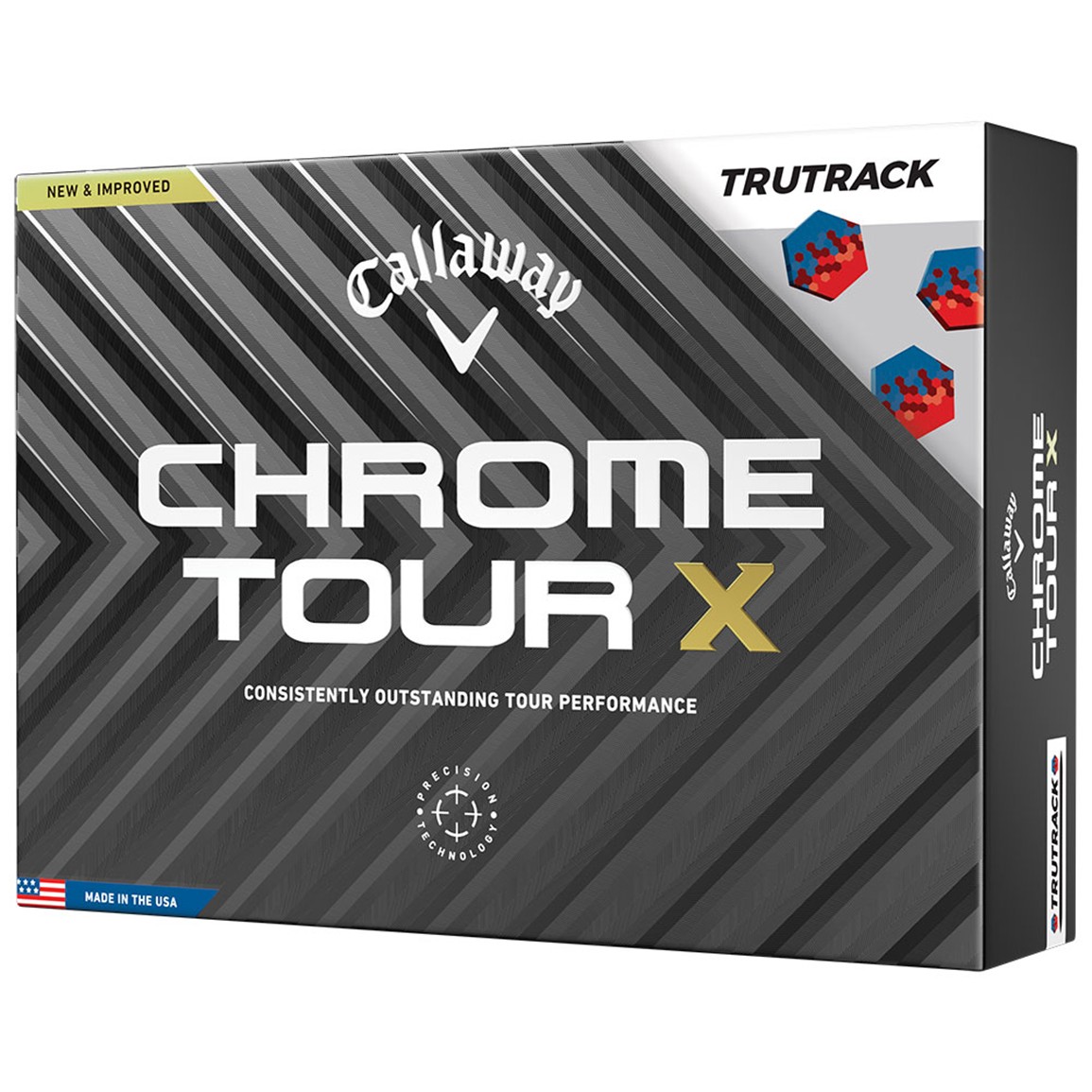 Callaway Chrome Tour X 2024 TruTrack Golf Ball | TGW