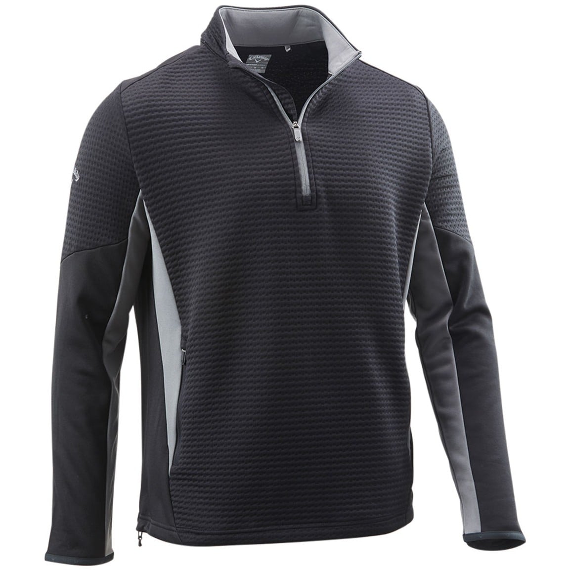 Callaway Men's Opti-Dri Midweight Textured 1/4 Zip Golf Pullover | TGW
