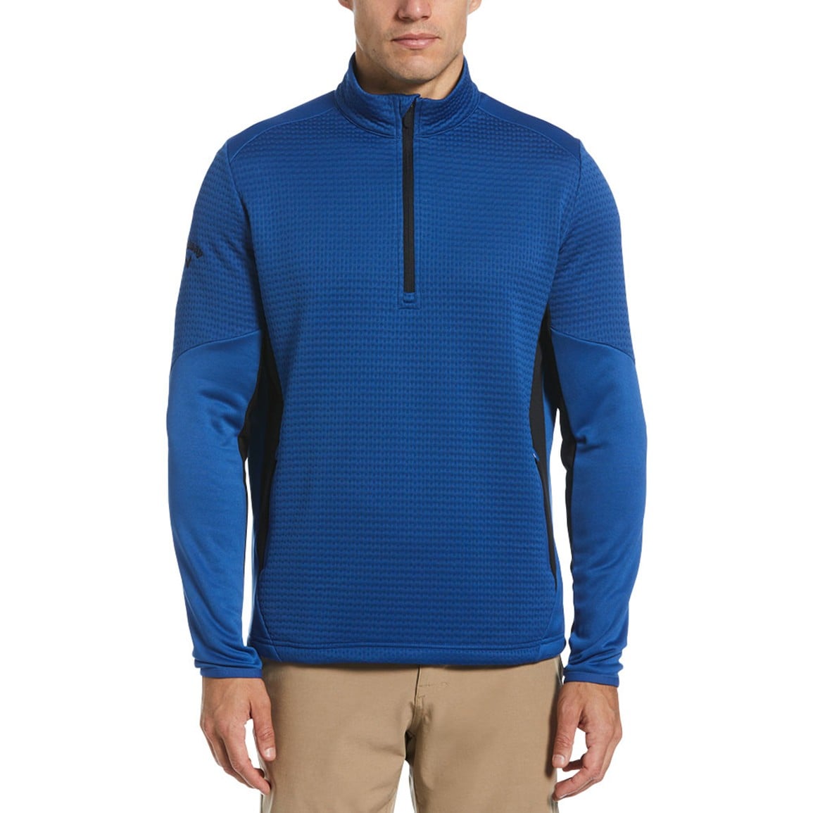 Callaway Men's Opti-Dri Midweight Textured 1/4 Zip Golf Pullover | TGW